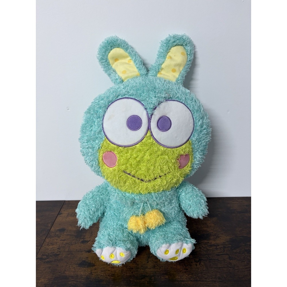 Sanrio Hello Kitty Keroppi Limited Edition Flower Crown 17" Plush RARE Easter